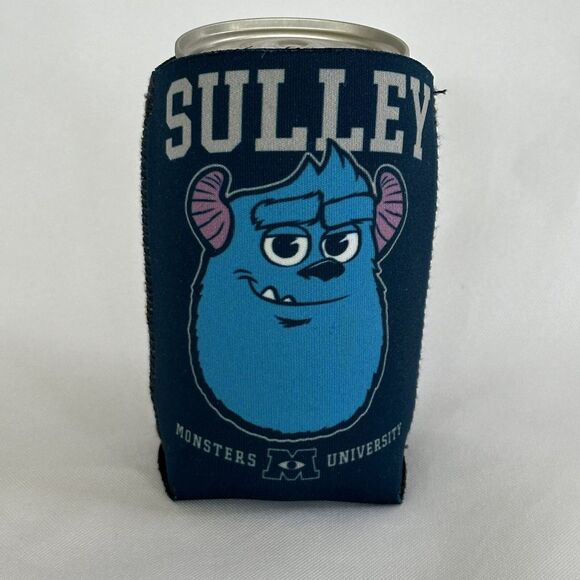 Sulley Monster University Beverage Holder Disney Pixar Monsters Inc Can Cozy - Picture 1 of 12